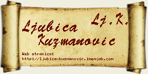 Ljubica Kuzmanović vizit kartica